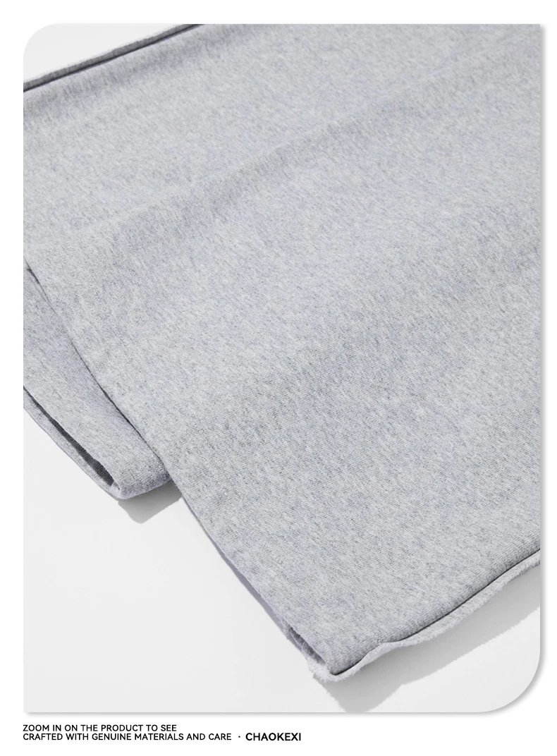 Athletic Knit Straight Leg Men's Pants Ecru - Gallery Image 8 - Detailed View