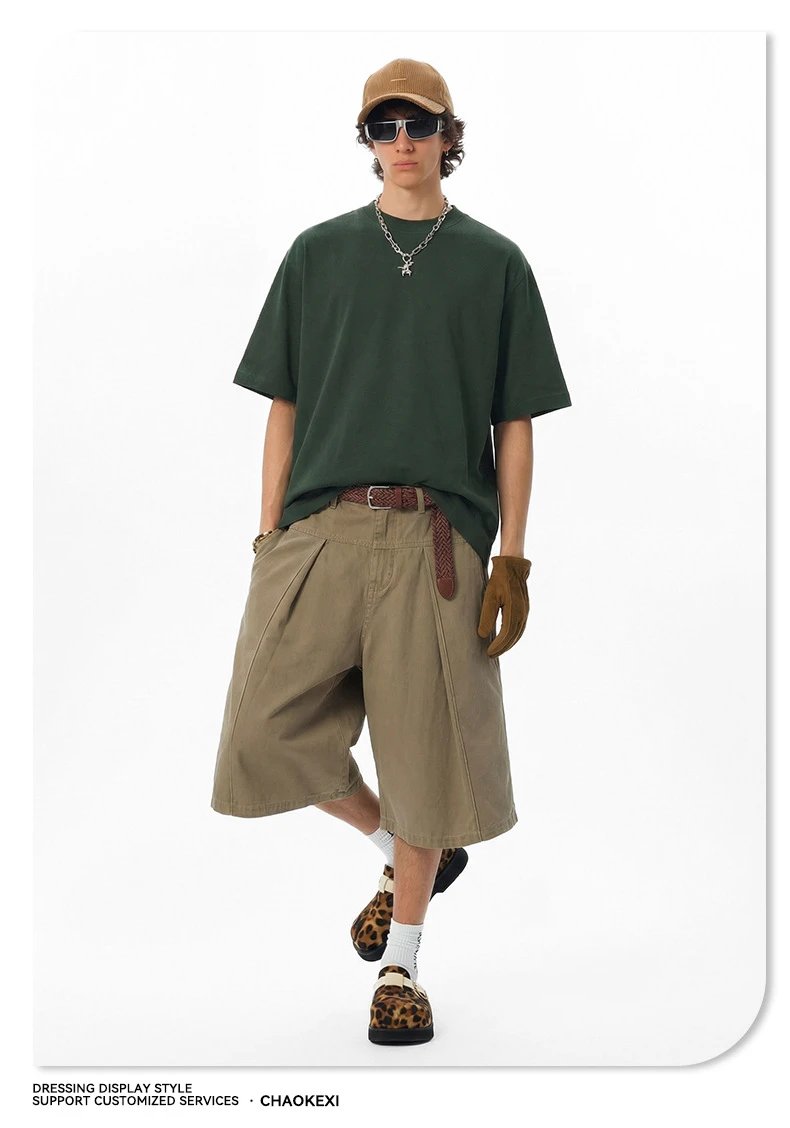 Men's Cotton Blend Quick Dry Tee Crew Neck - Navy - Gallery Image 13 - Detailed View