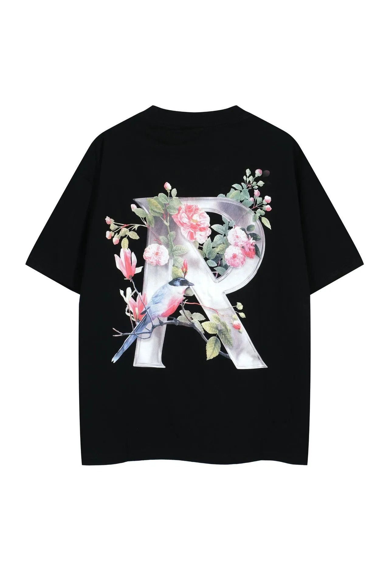 REPRESENT Floral Print T-Shirt Multicolor - Gallery Image 5 - Detailed View