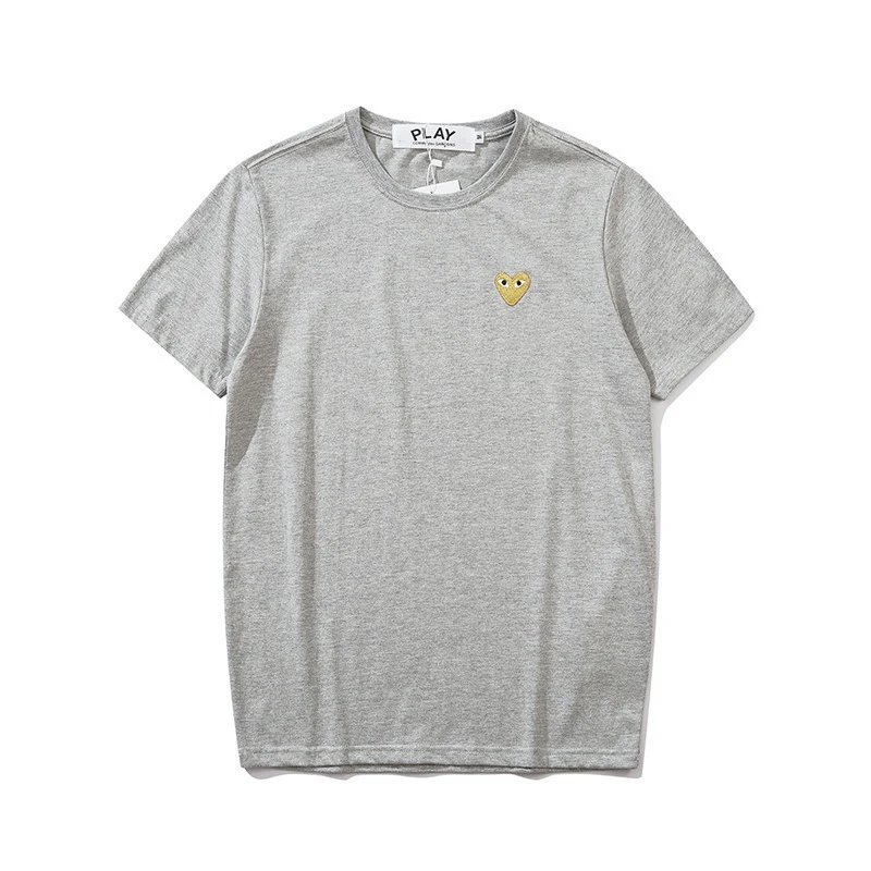 CDG Gold Heart Tee Multicolor - Gallery Image 3 - Detailed View