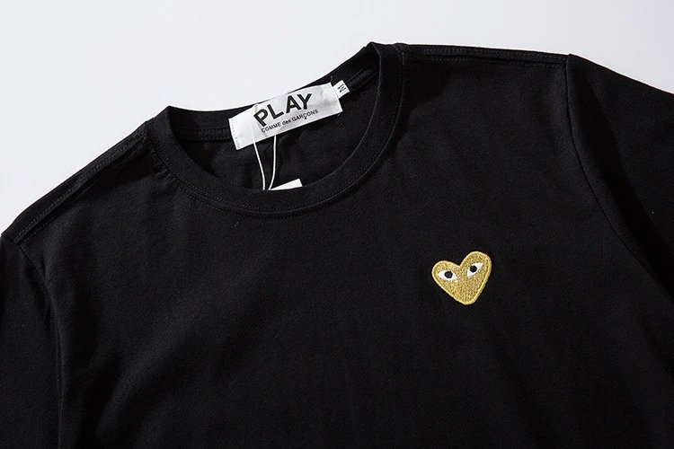 CDG Gold Heart Tee Multicolor - Gallery Image 7 - Detailed View