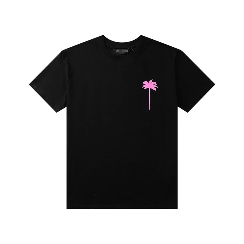 Streetwear Palm Tree Graphic Tee Black - Related Product - Cnfans