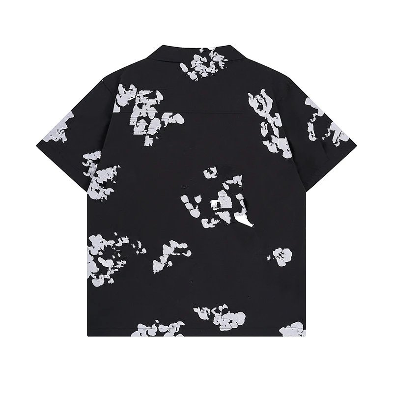 Short Sleeve Casual Shirt Azure - Gallery Image 6 - Detailed View