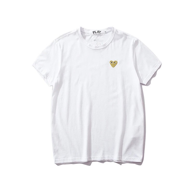 CDG Gold Heart Tee Multicolor - Gallery Image 4 - Detailed View