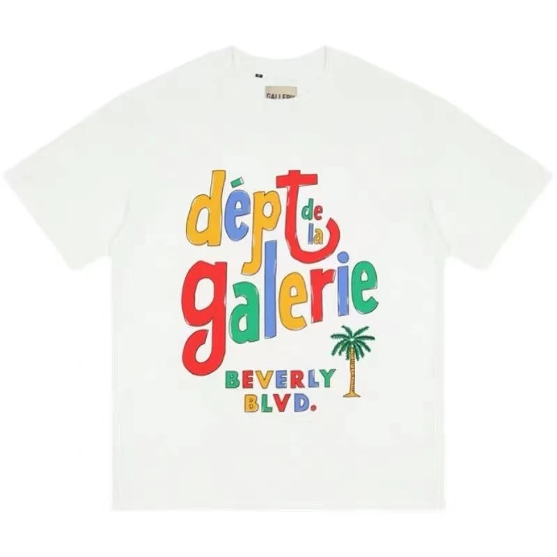 Gallery Dept Multicolor Logo T-Shirt - Gallery Dept - Cnfans - $21.77
