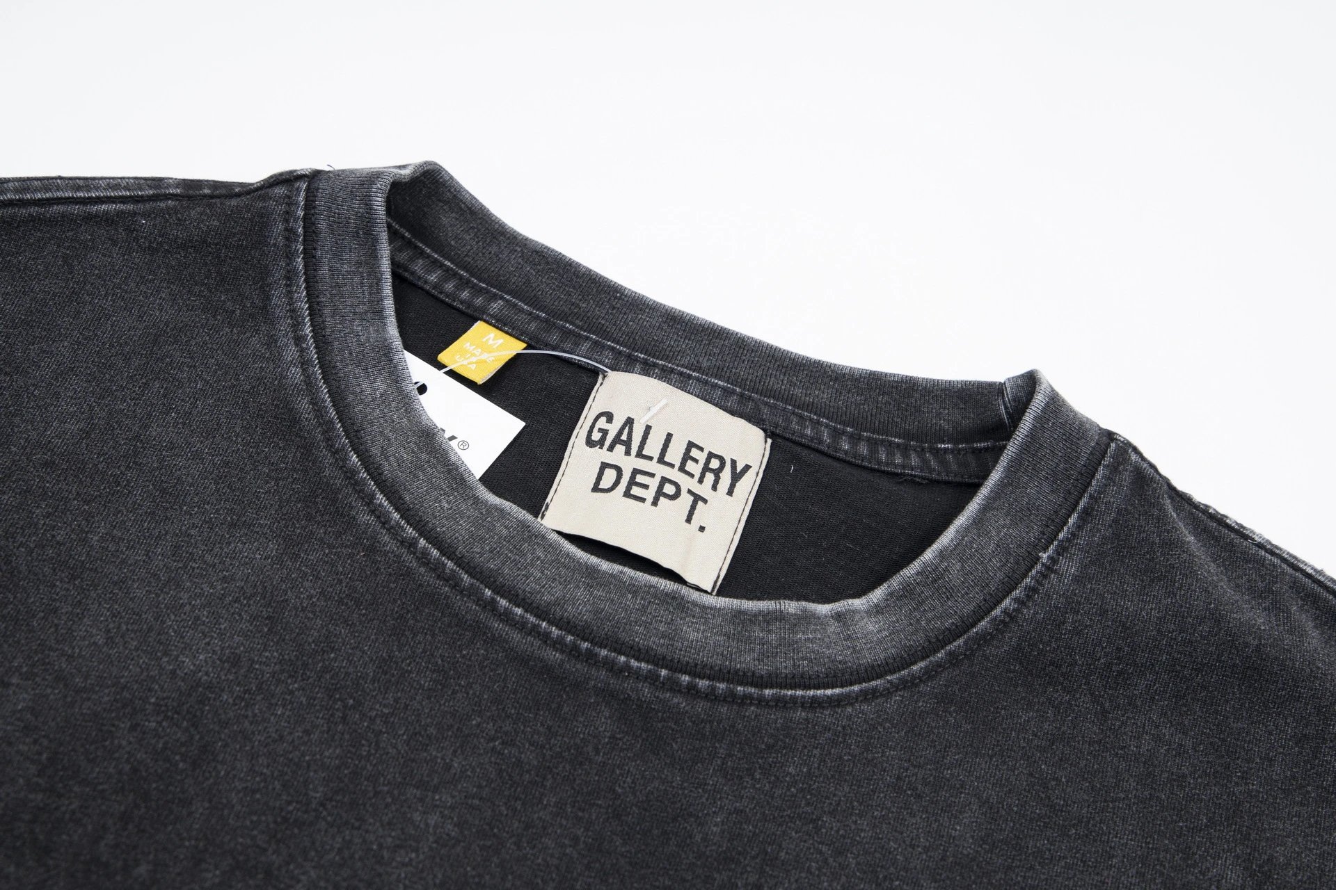Gallery Dept Washed Sleeveless Tee Black - Gallery Image 6 - Detailed View