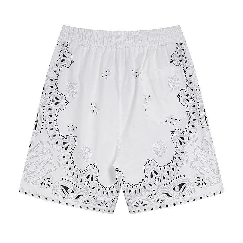 Bandana Print Vacation Shirt Set Onyx - Gallery Image 5 - Detailed View