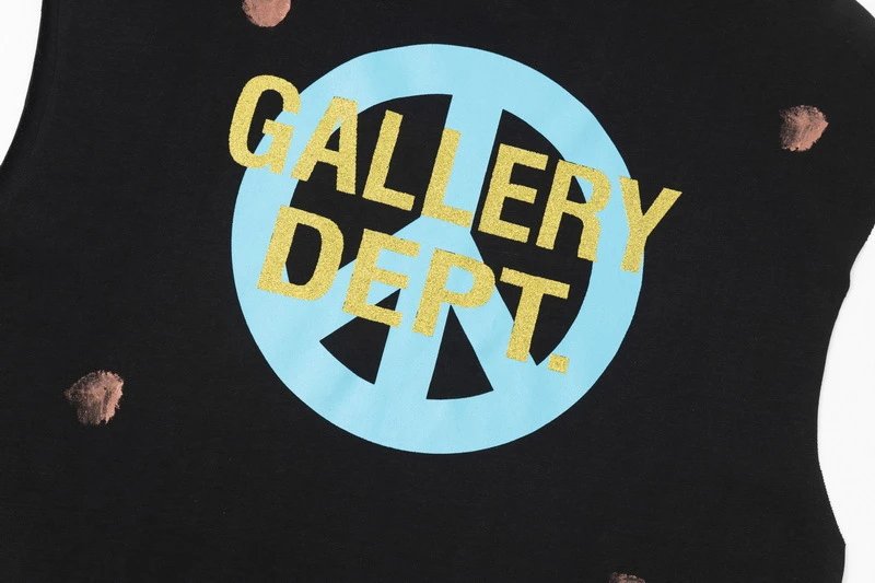 Gallery Dept Colorful Vest Black - Gallery Image 9 - Detailed View
