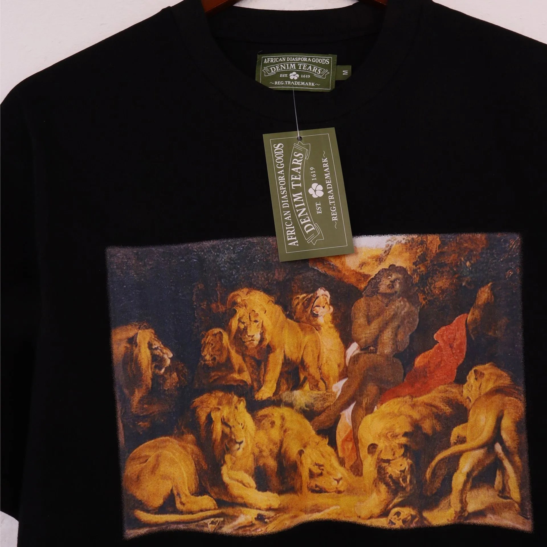 Denim Tears Vintage Art Tee Multi - Gallery Image 6 - Detailed View