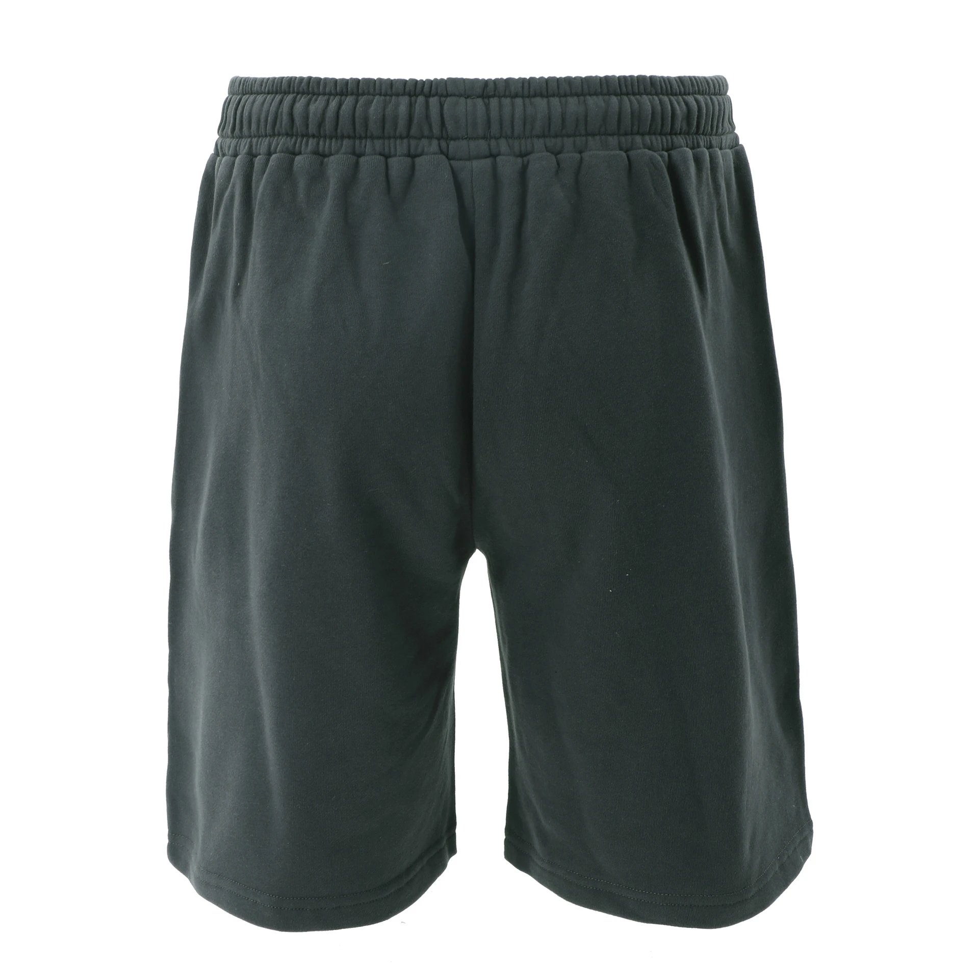 Streetwear Palm Tree Print Casual Shorts Unisex Black - Gallery Image 5 - Detailed View