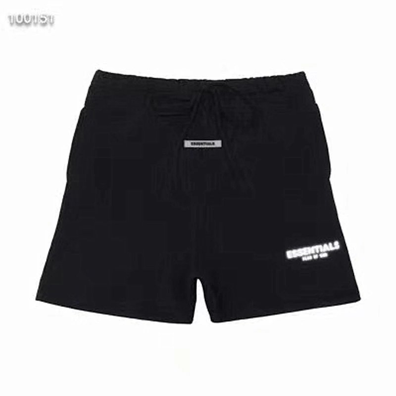 Streetwear Cotton Drawstring Shorts Ashen Black - Gallery Image 1 - Detailed View