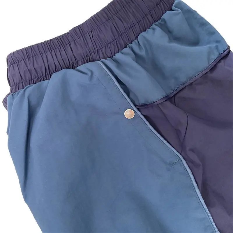 Rhude Embroidered Colorblock Shorts Multicolor - Gallery Image 9 - Detailed View