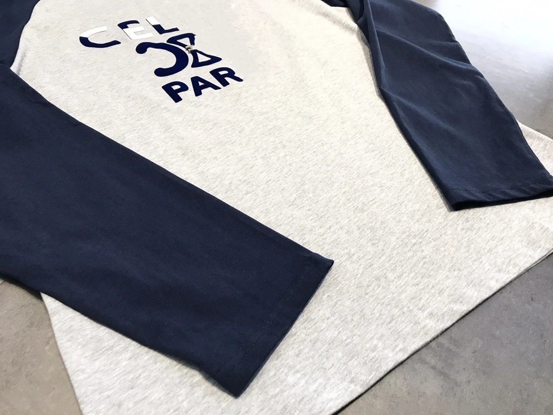 CEL Raglan Long Sleeve Tee - Multi - Gallery Image 5 - Detailed View