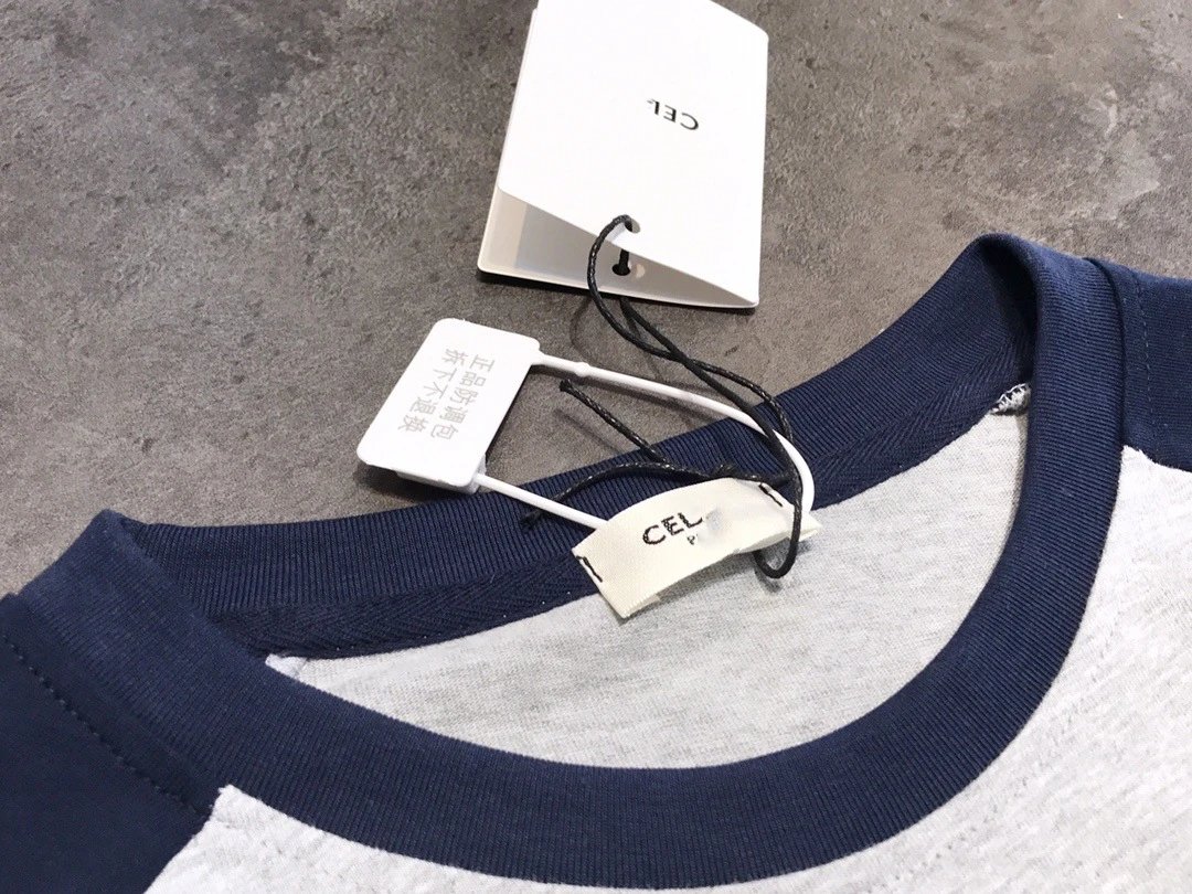 CEL Raglan Long Sleeve Tee - Multi - Gallery Image 7 - Detailed View