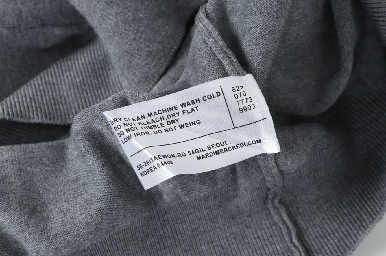 Women's Fall Winter Wool Blend Crewneck Dachshund Sweater Heather Gray - Gallery Image 11 - Detailed View