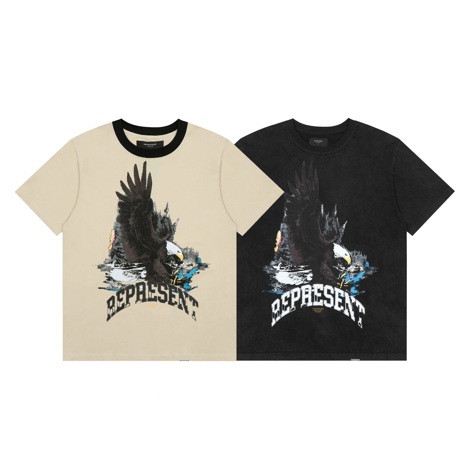 REPRESENT Eagle Graphic Tee Multicolor - High Quality Product Image - Cnfans