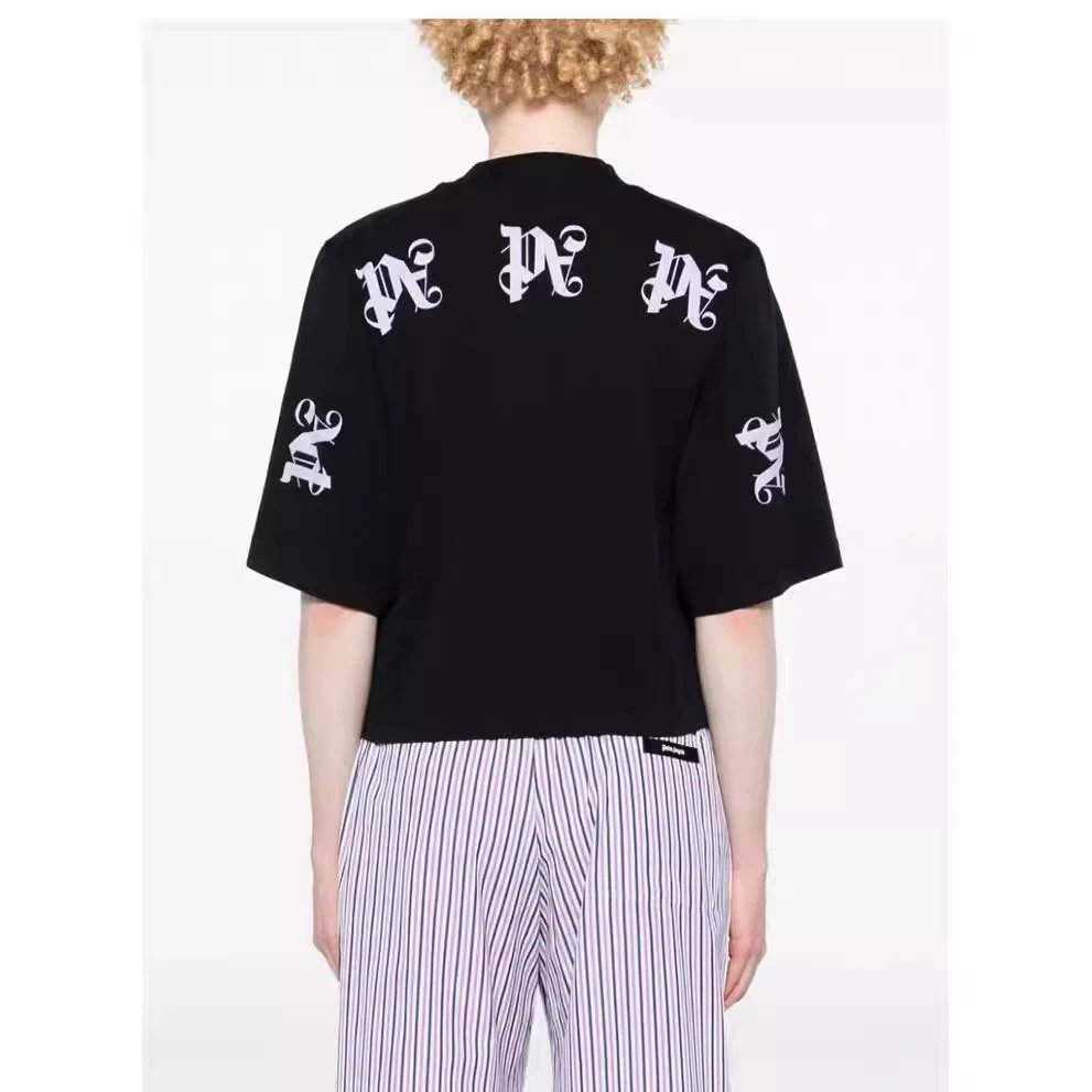 Street Cotton Short Sleeve Tee Unisex Jet Black - Gallery Image 11 - Detailed View