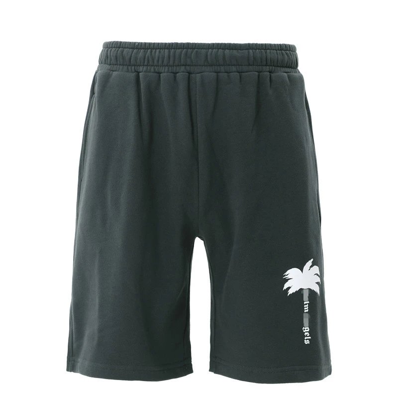 Street Style Cotton Beach Sports Shorts Unisex Charcoal Black - Related Product - Cnfans