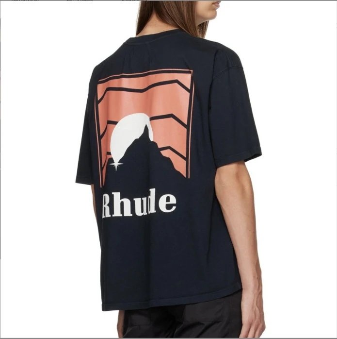 Rhude Sunset Mountain Tee Multi - Gallery Image 14 - Detailed View