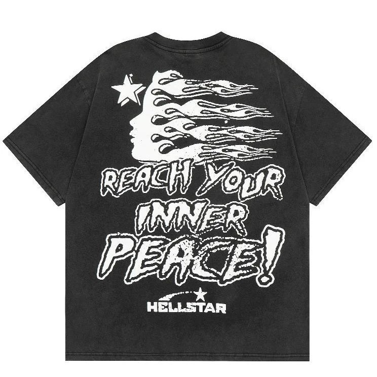 Hellstar Washed T-Shirt Multi - Gallery Image 8 - Detailed View