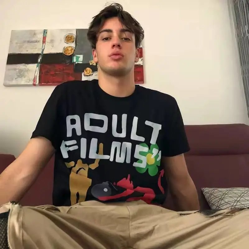 Graphic Cotton Tee Ebony - Gallery Image 10 - Detailed View