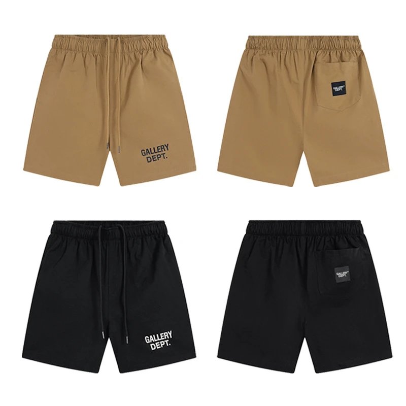 Gallery Dept Beige Unisex Shorts - Gallery Dept - Cnfans - $27.13