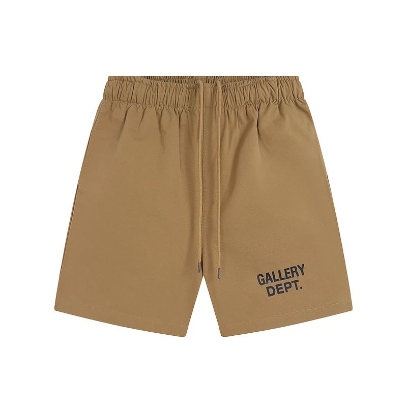 Gallery Dept Beige Unisex Shorts - Gallery Image 2 - Detailed View