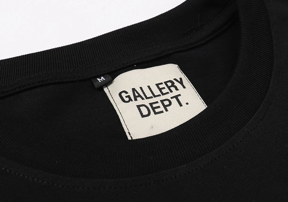 Gallery Dept Skull Rose Tee Black - Gallery Image 6 - Detailed View