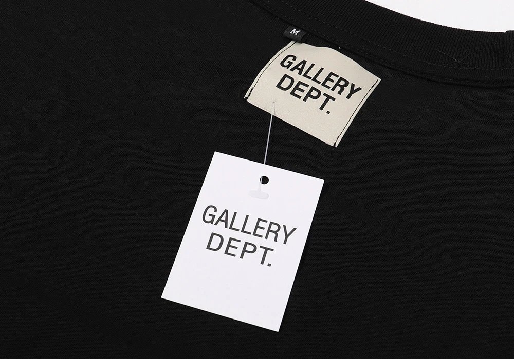 Gallery Dept Skull Rose Tee Black - Gallery Image 7 - Detailed View