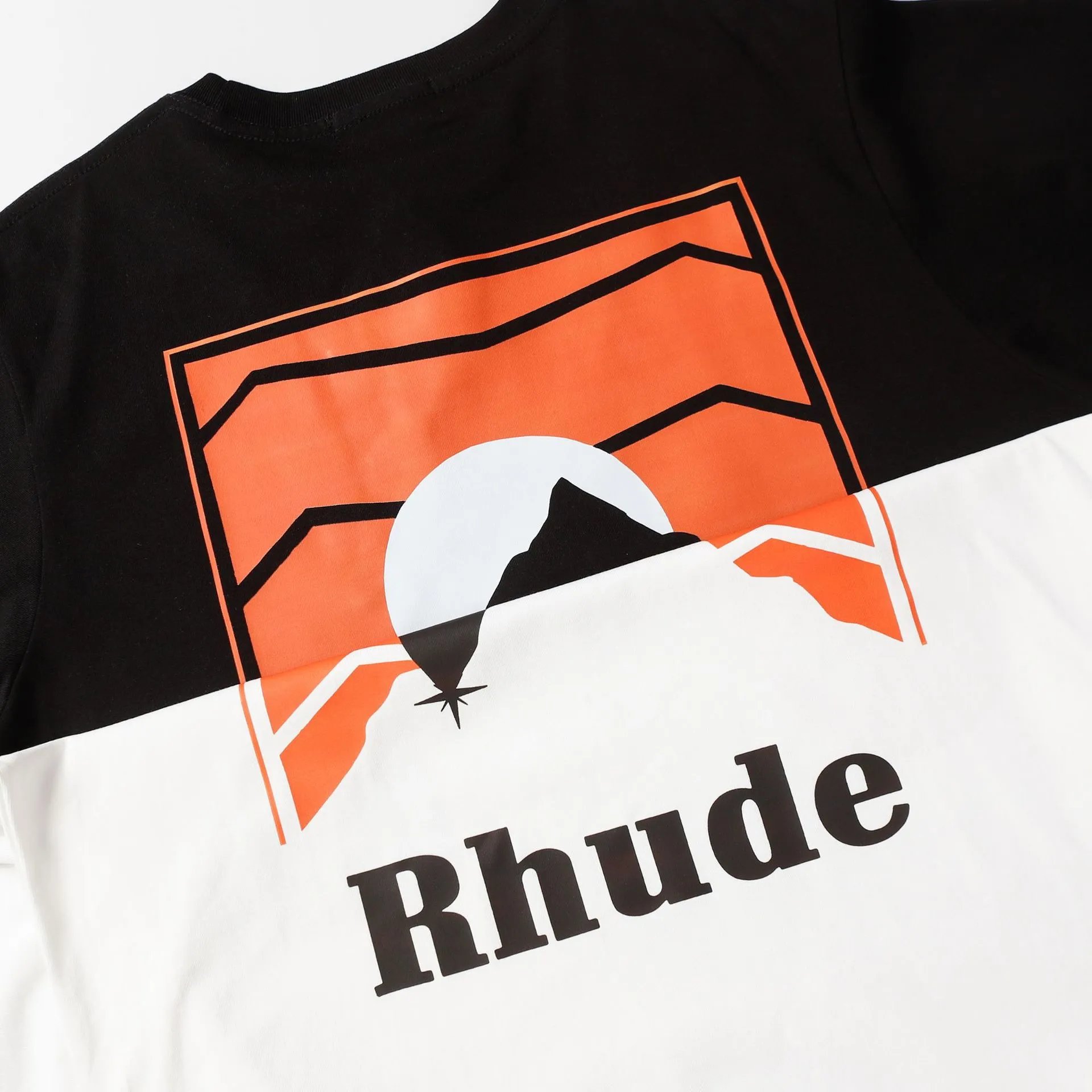 Rhude Sunset Mountain Tee Multi - Gallery Image 6 - Detailed View