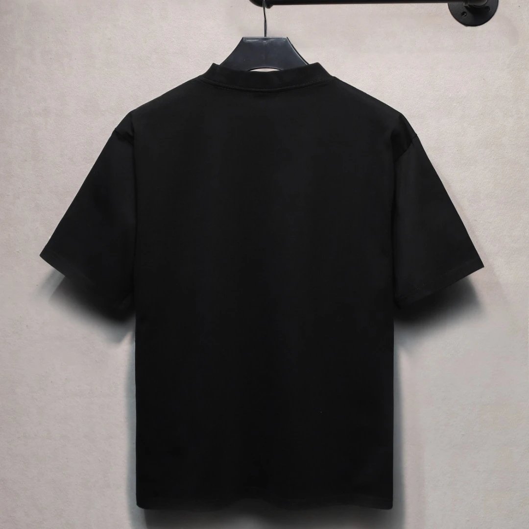 Casual Cotton T-Shirt Unisex Tee Shirt, Ivory - Gallery Image 4 - Detailed View