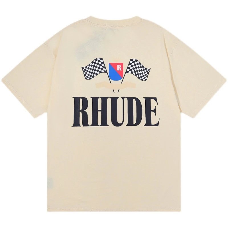 RHude Logo Print T-Shirt Multicolor - Gallery Image 5 - Detailed View
