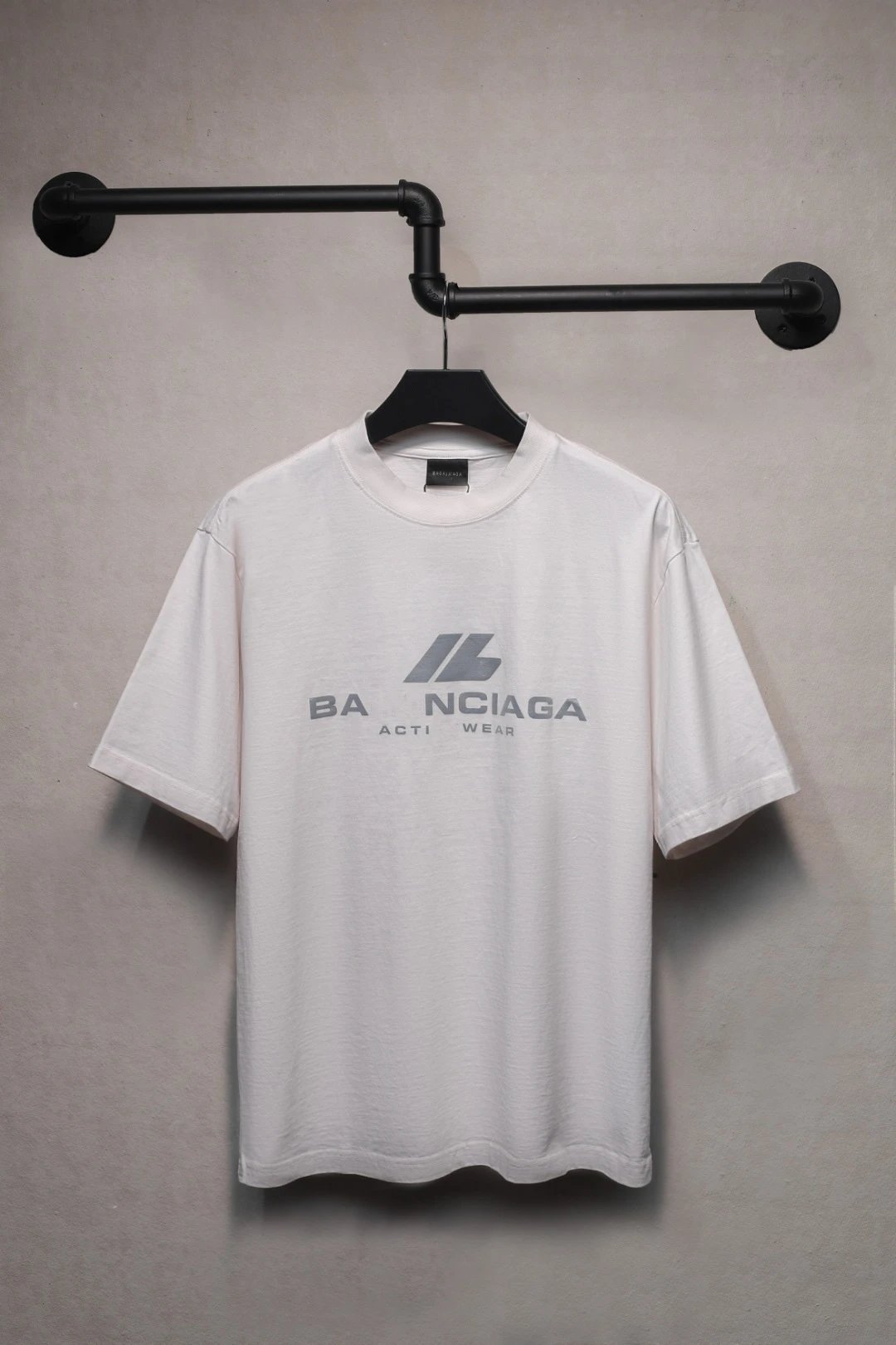 Casual Cotton T-Shirt Unisex Tee Shirt, Ivory - Balenciaga - Cnfans - $28.39