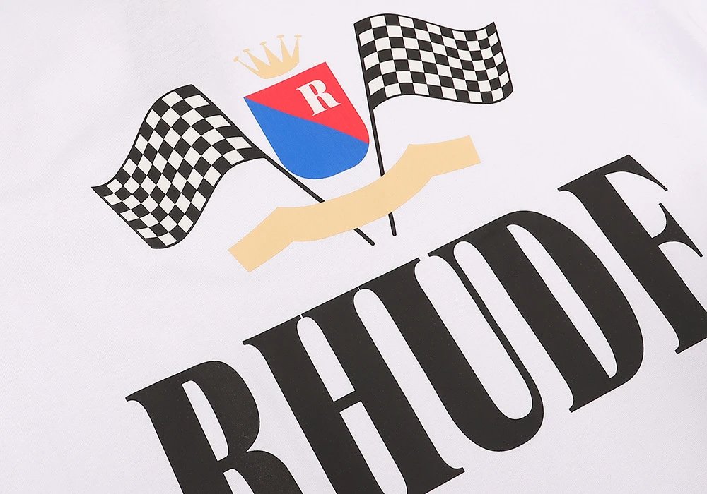 RHude Logo Print T-Shirt Multicolor - Gallery Image 8 - Detailed View