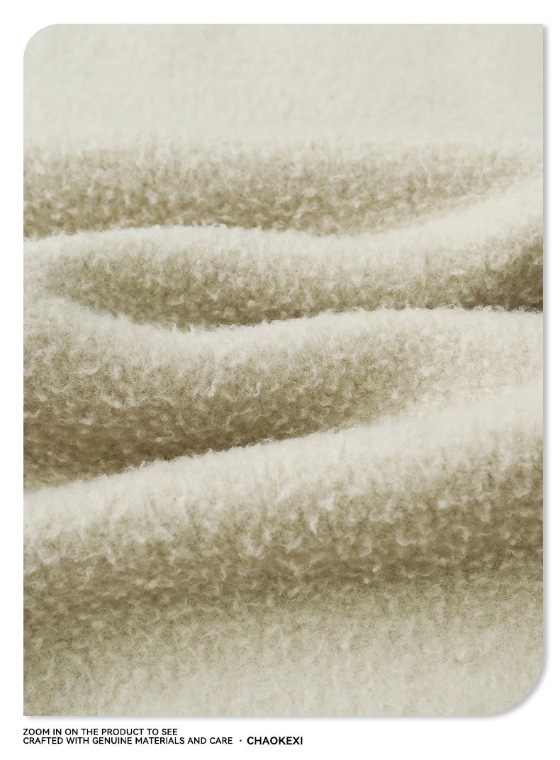 Men Heavyweight Washed Streetwear Hoodie 380g Soft Apricot - Gallery Image 11 - Detailed View