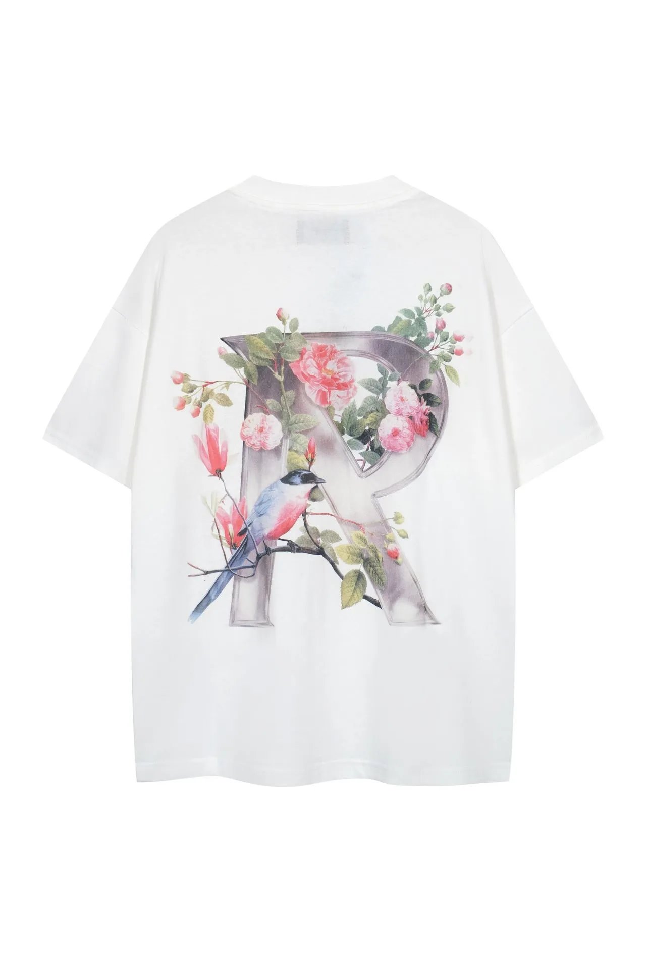 REPRESENT Floral Print T-Shirt Multicolor - Gallery Image 3 - Detailed View