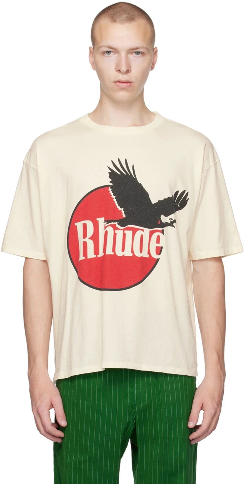 Rhude Black Graphic Tee - Gallery Image 9 - Detailed View