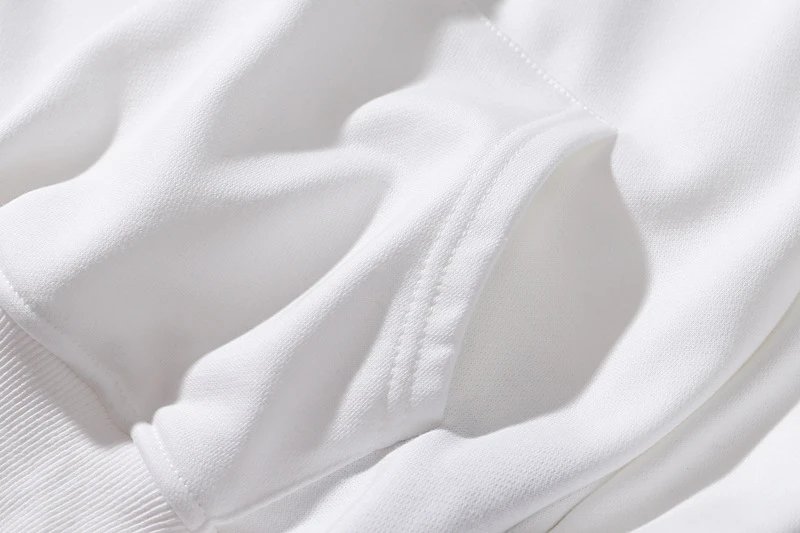 Oversize Pullover Hoodie Unisex Sweatshirt - Off White - Gallery Image 13 - Detailed View