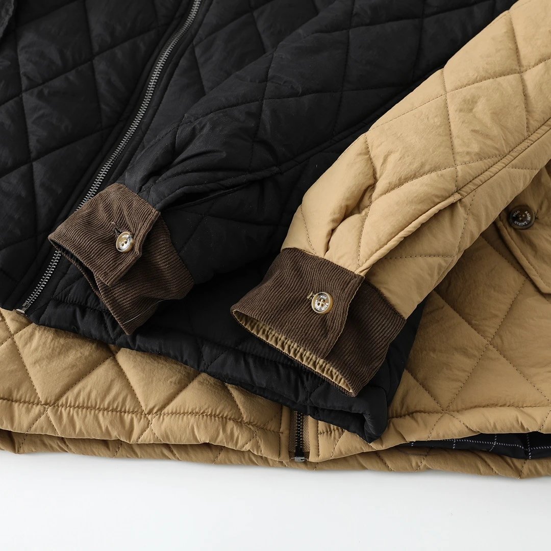 Ralph Lauren Quilted Corduroy Jacket Multi - Gallery Image 10 - Detailed View