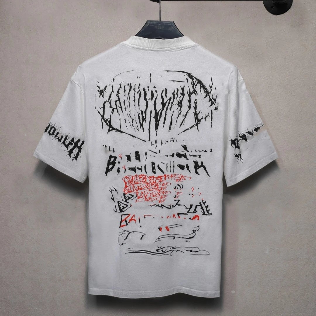 Unisex Oversized Dragon Year Graphic Tee, Jet Black - Gallery Image 4 - Detailed View