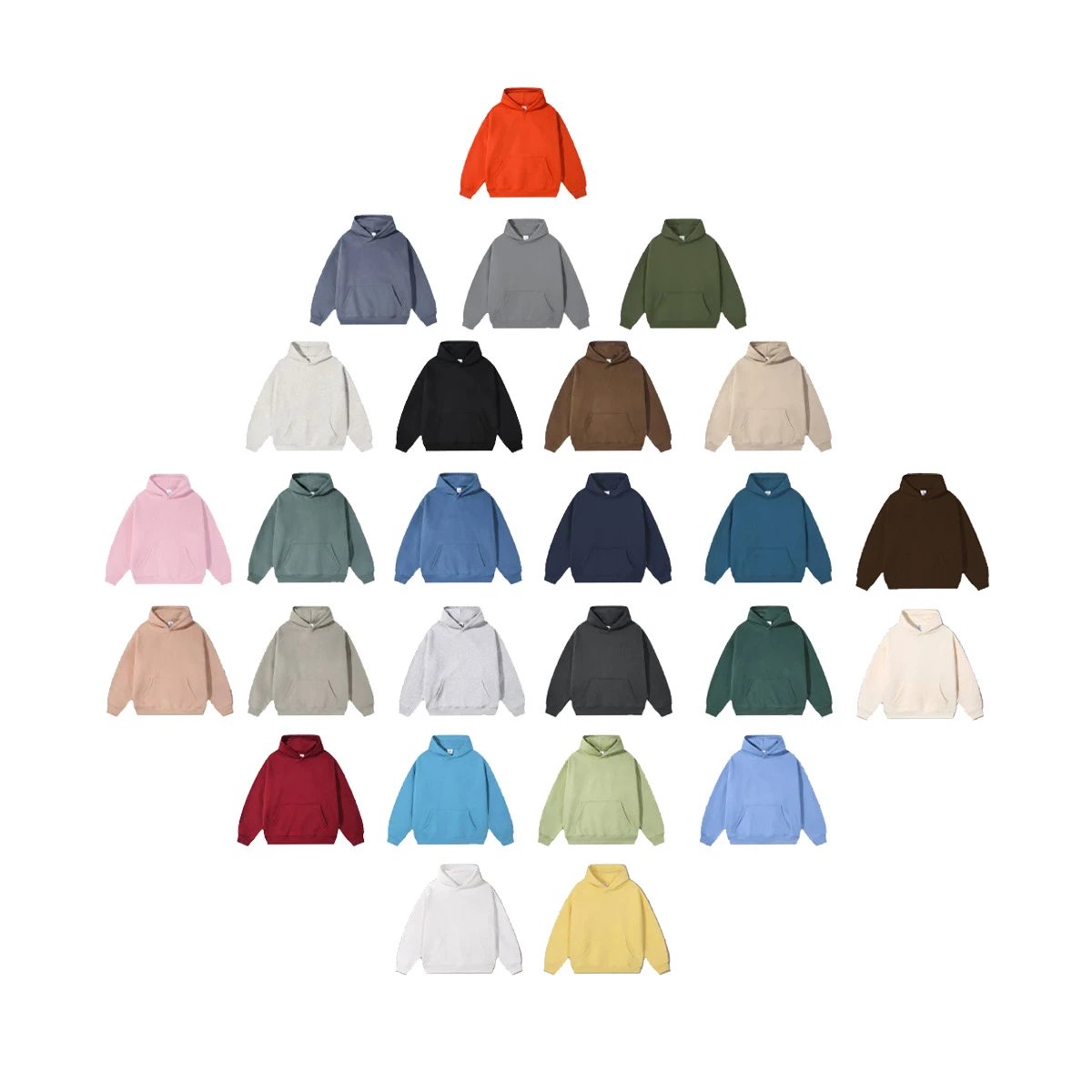 Heavyweight Fleece Oversized Unisex Hoodie Winter Burgundy - Gallery Image 2 - Detailed View