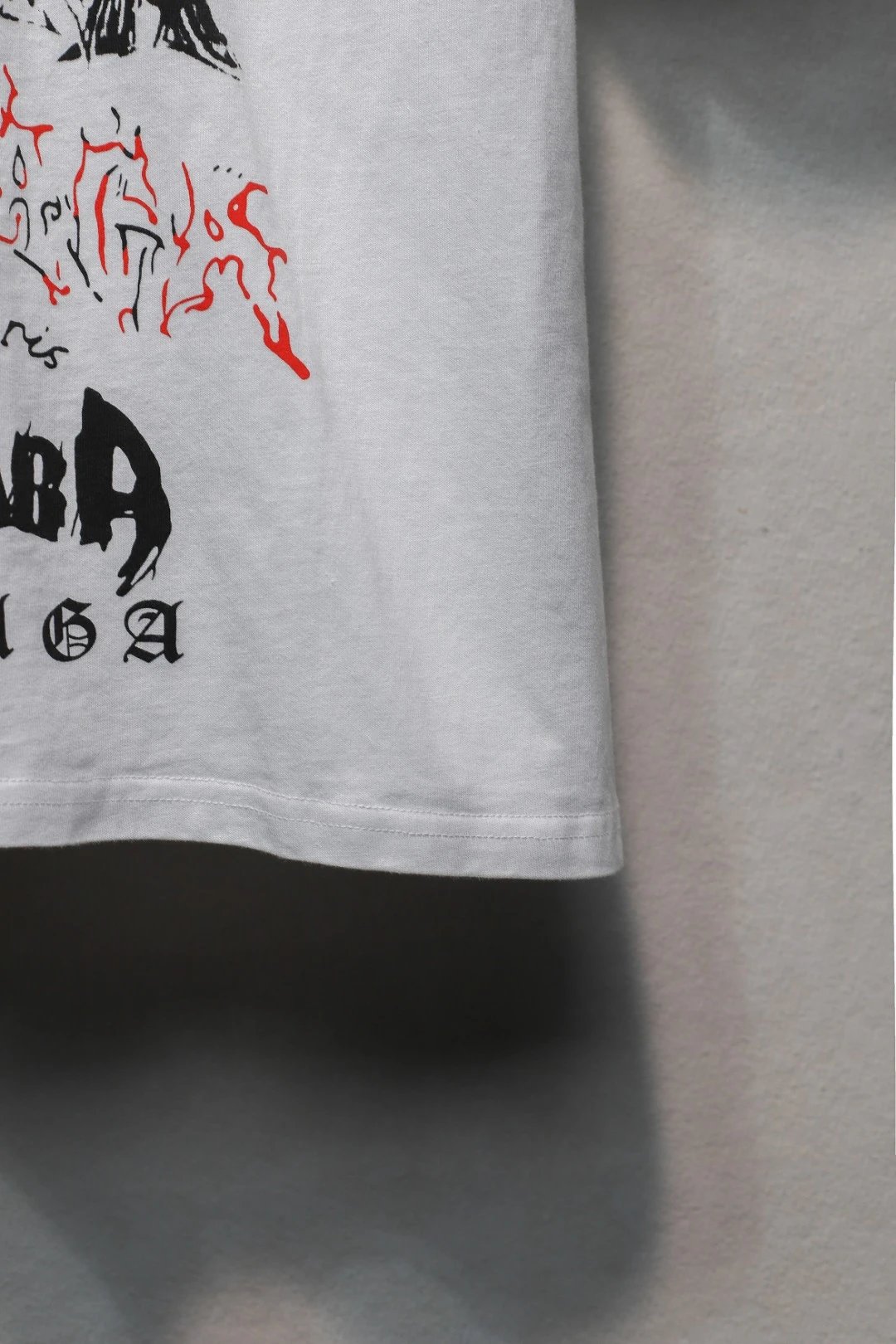 Unisex Oversized Dragon Year Graphic Tee, Jet Black - Gallery Image 5 - Detailed View