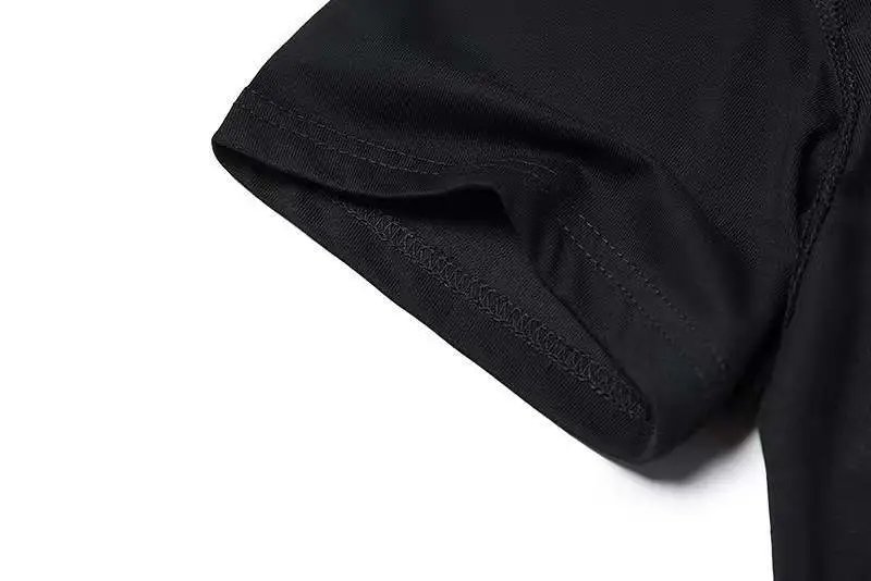 Oversized Cotton Streetwear T-Shirt Onyx Black - Gallery Image 9 - Detailed View