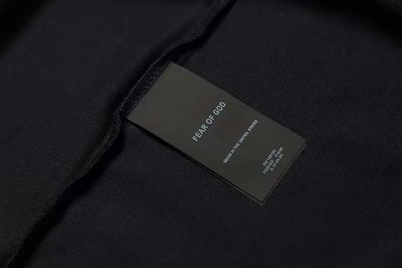 Oversized Cotton Streetwear T-Shirt Onyx Black - Gallery Image 7 - Detailed View