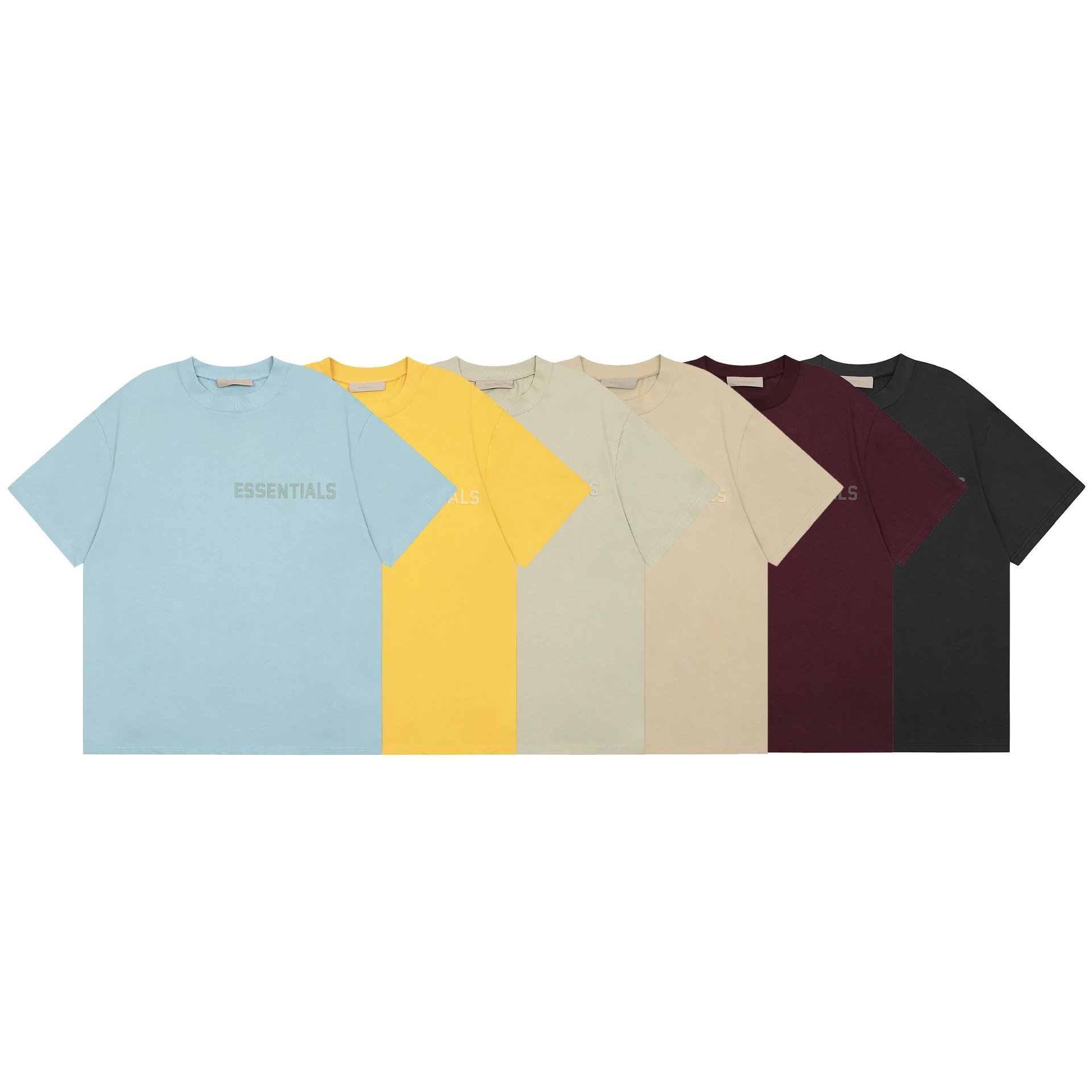 High-Street Cotton Tee Beige - Gallery Image 2 - Detailed View