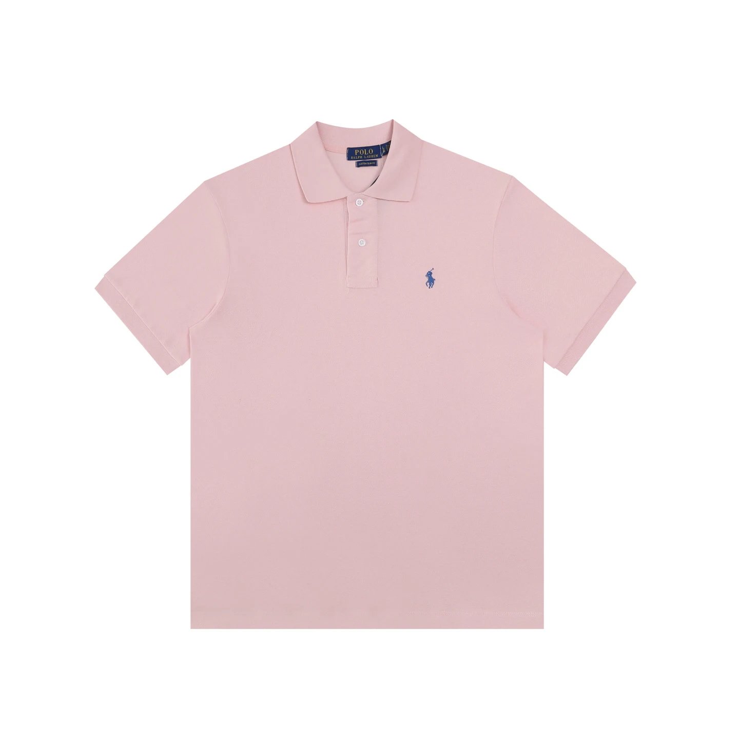 Classic Cotton Men's Polo Shirt Casual Tee Graphite - Gallery Image 6 - Detailed View