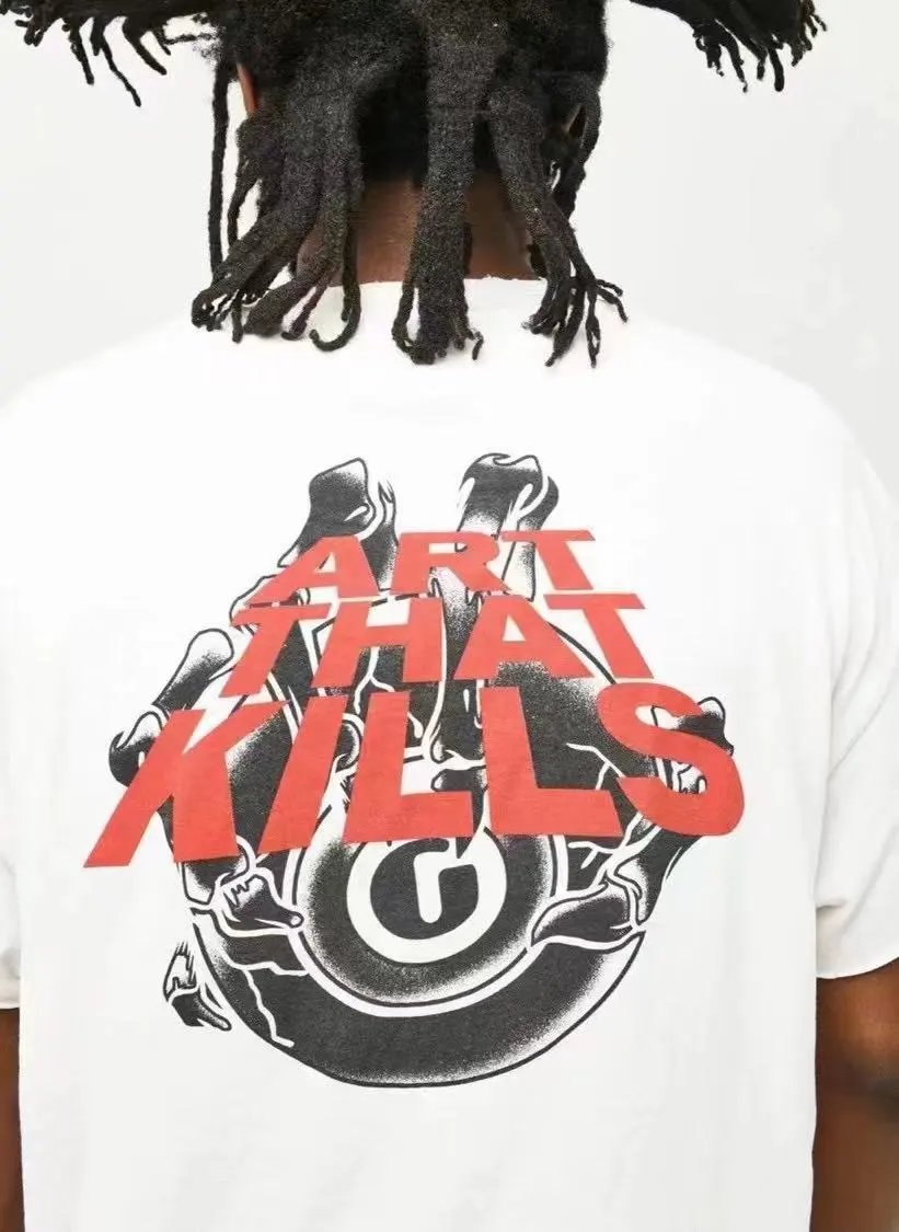 Gallery Dept Skull Print Tee Multi - Gallery Image 6 - Detailed View