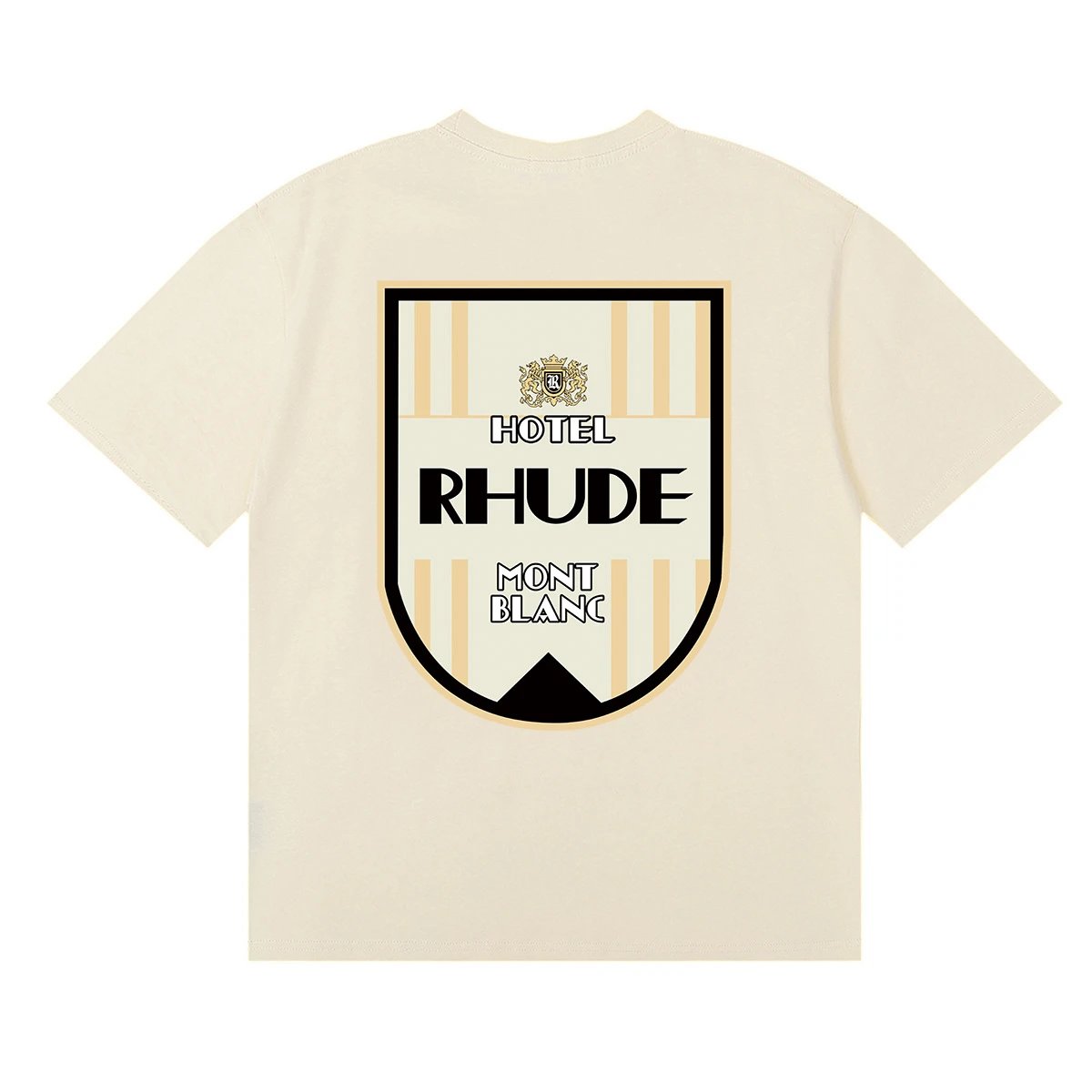 Rhude Ski Theme Graphic T-shirt Black - Gallery Image 2 - Detailed View