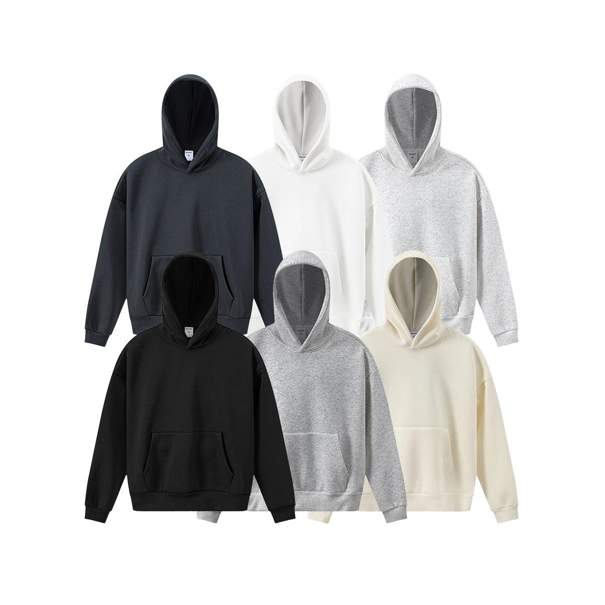 CHAOKEXI Heavyweight Fleece Hoodie Multicolor - Gallery Image 3 - Detailed View