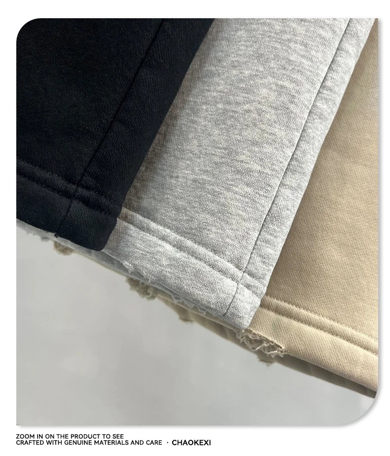 Retro Thick Straight Leg Sweatpants Men's Ash - Gallery Image 7 - Detailed View